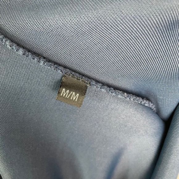 Paul Hardy? Cowl Neck?Short Sleeve Midi Sheath Fitted Dress  Navy Blue - Picture 5 of 5